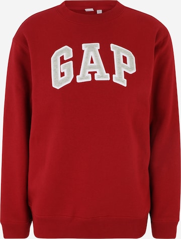 Gap Tall Sweatshirt 'HERITAGE' i röd: framsida