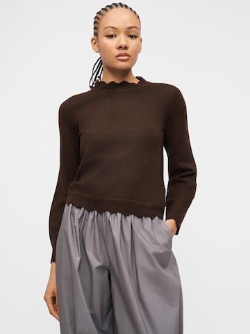 VILA Pullover 'VINikolina' i brun
