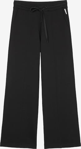 Marc O'Polo DENIM Wide Leg Hose in Schwarz: predná strana