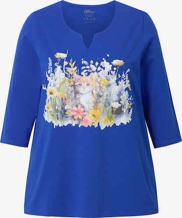 Ulla Popken Shirt in Blau: Vorderseite