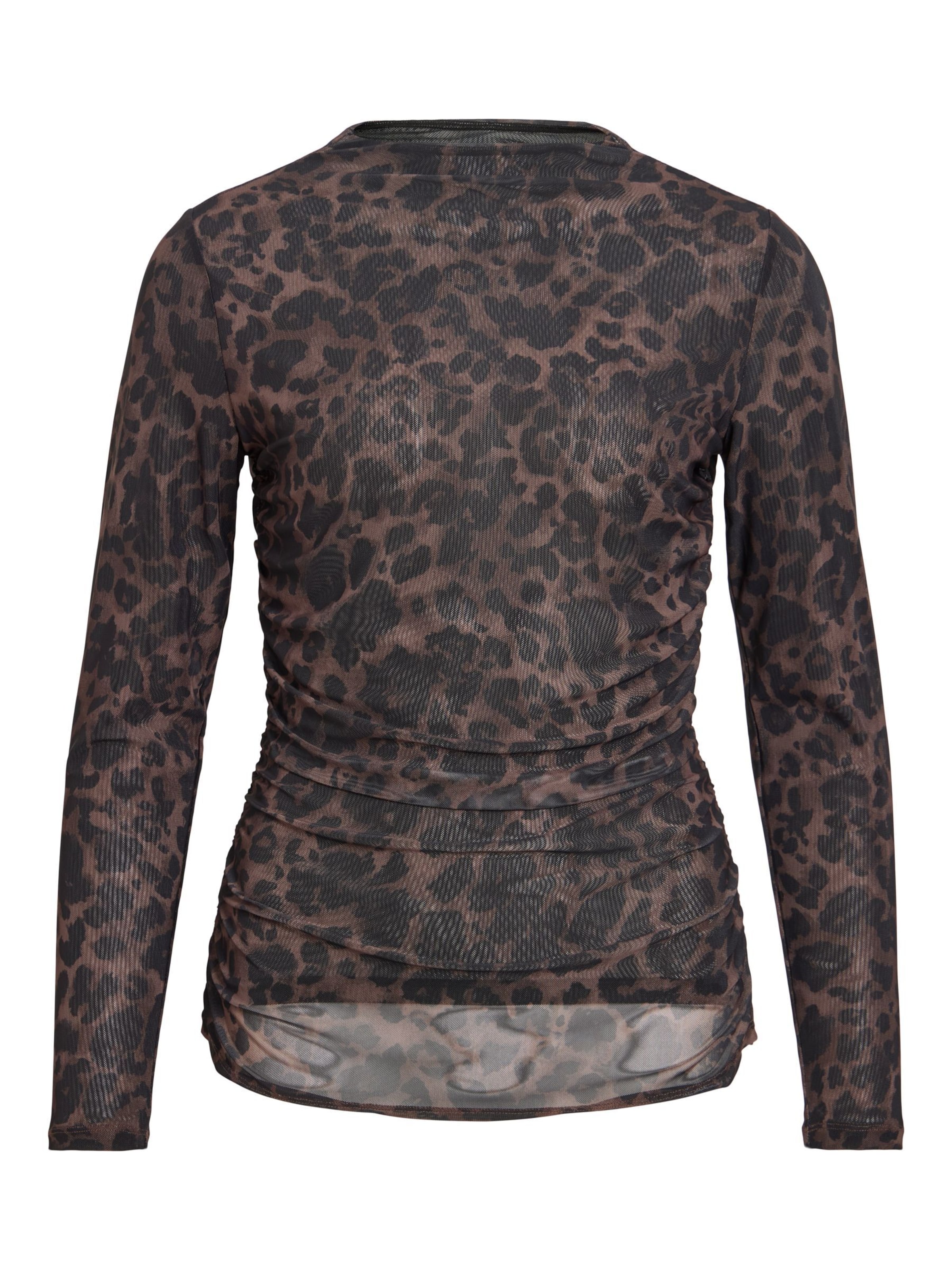 VILA Shirt 'VIFunda' in Brown: front