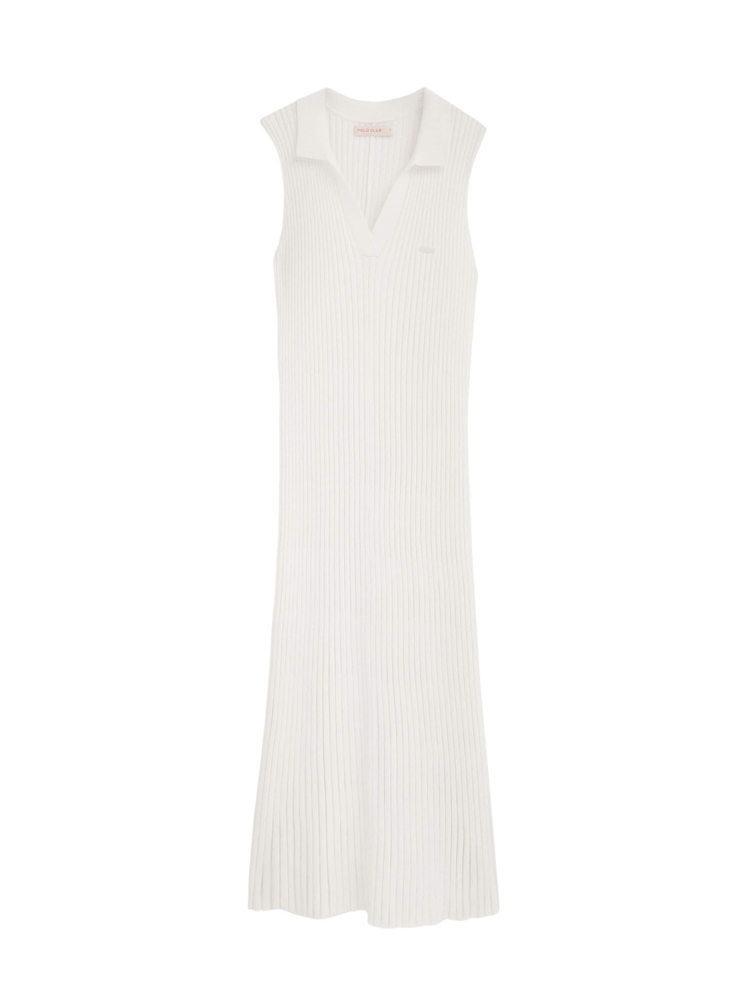 Polo Club Dress 'Atenas' in White: front