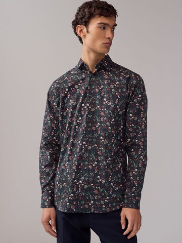 Next Slim fit Overhemd in Blauw: voorkant