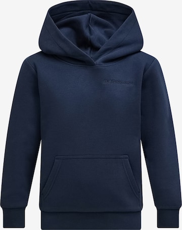 PEAK PERFORMANCE Sportsweatshirt in Blauw: voorkant