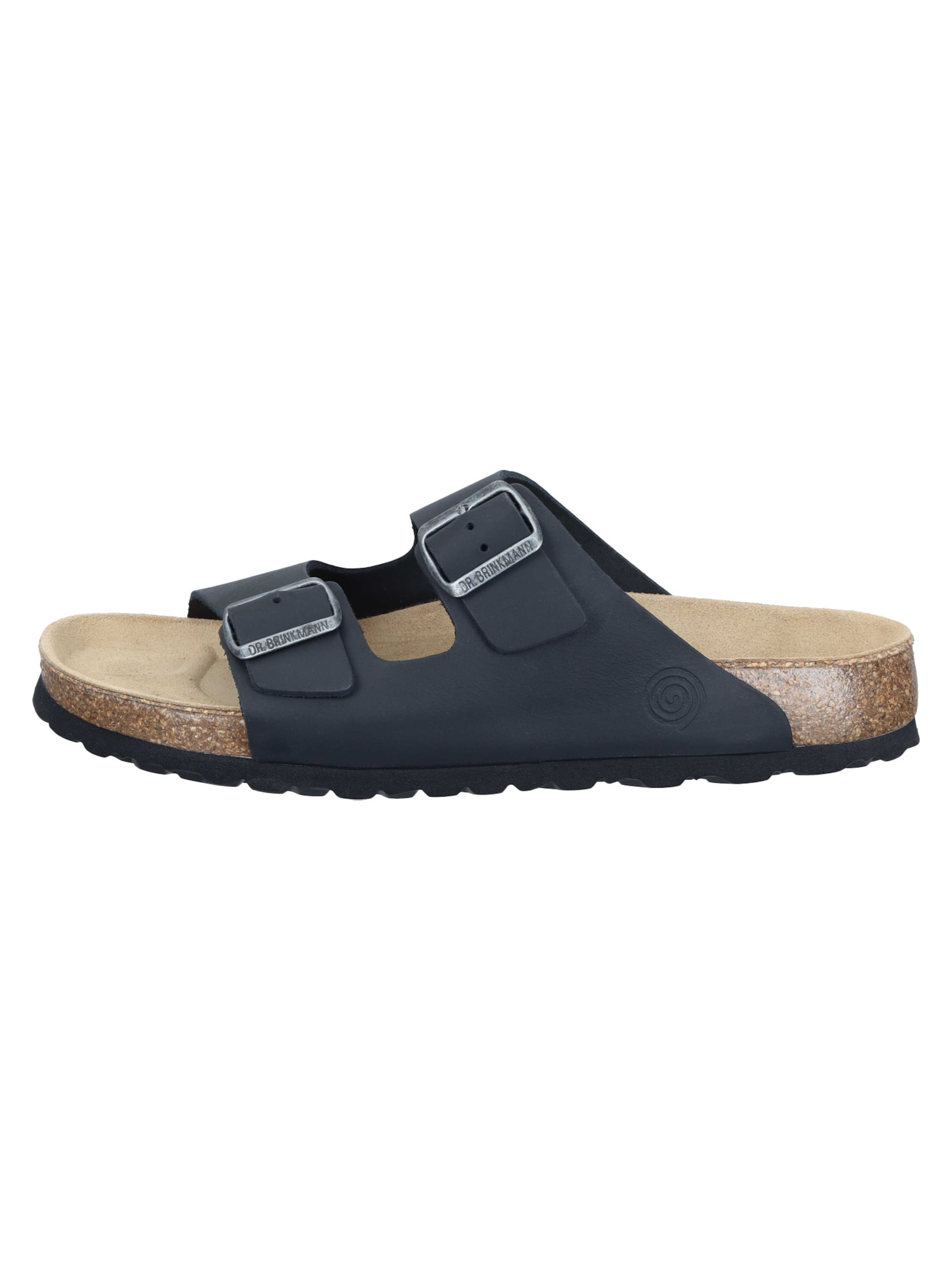 DR. BRINKMANN Mules 'Bonillo' in Black: front