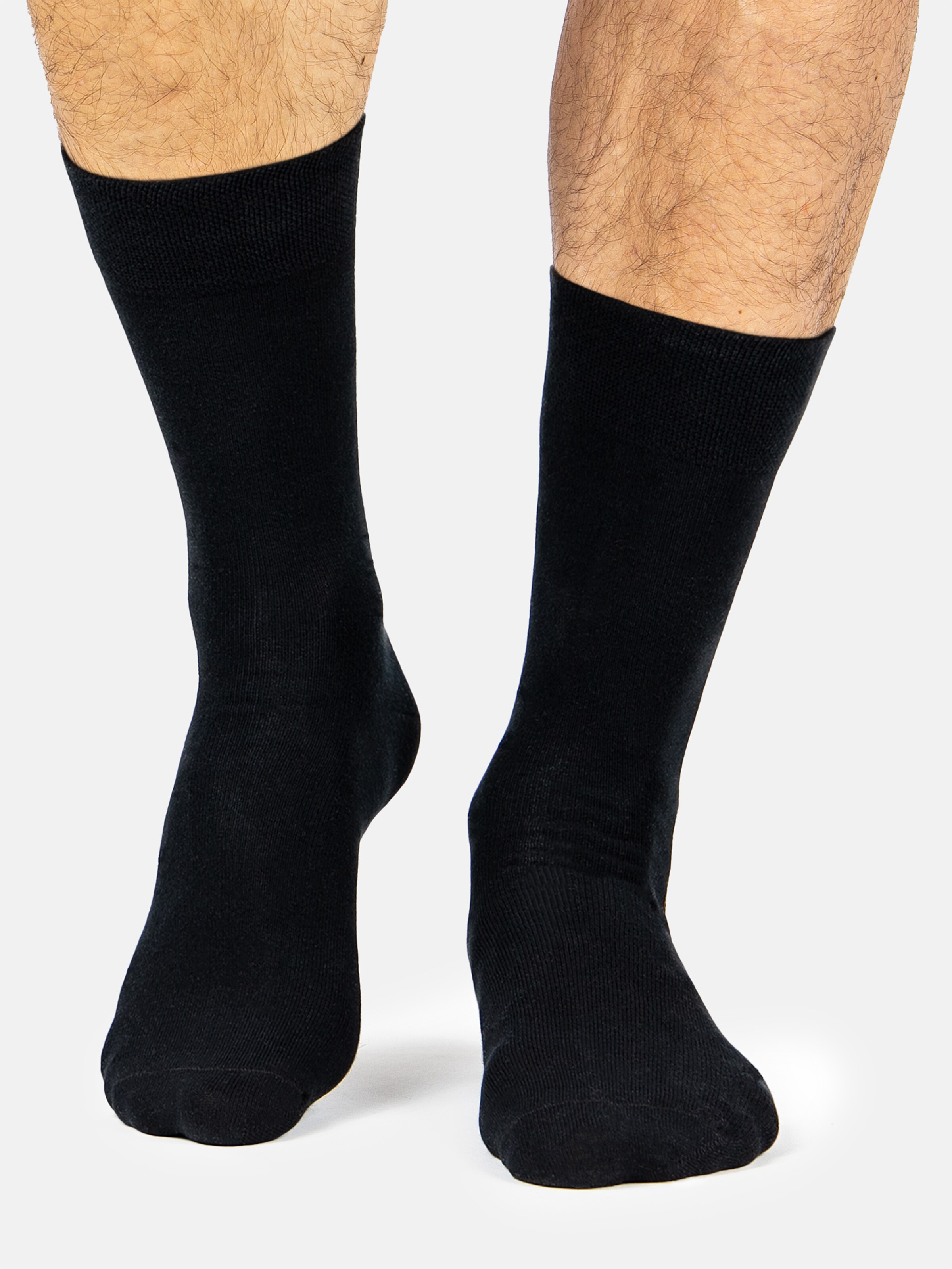 Occulto Socks 'Lukas' in Black: front