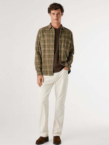 Pepe Jeans Regular fit Button Up Shirt 'Crownley' in Green