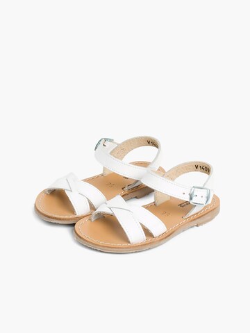 Sandales Pisamonas en blanc