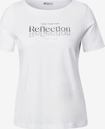 STREET ONE T-Shirt in Weiß: Vorderseite