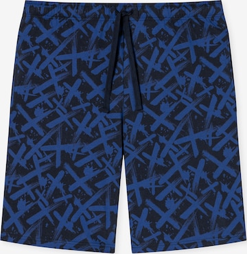 SCHIESSER Pants ' Mix & Relax ' in Blue: front