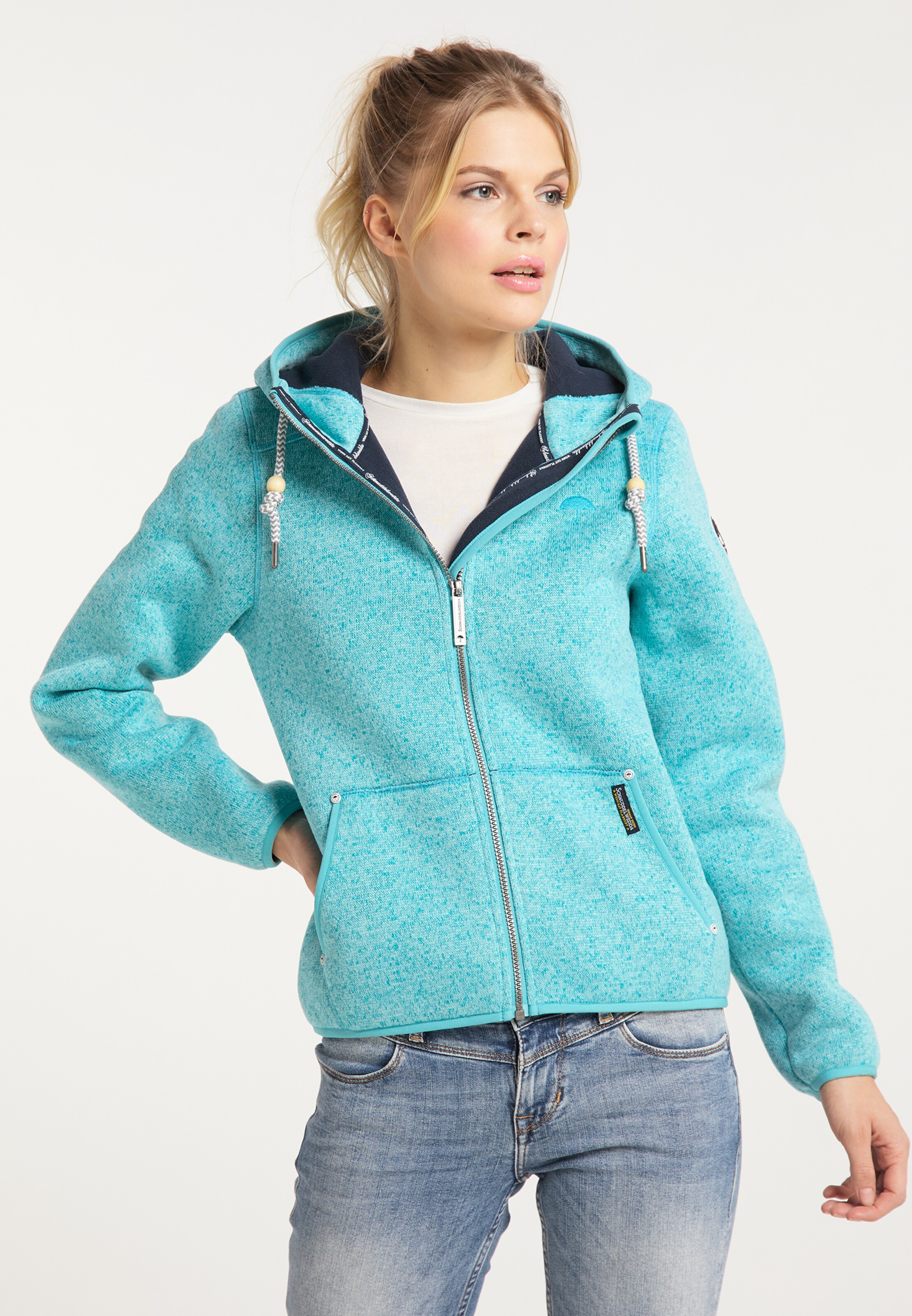 Frauen Jacken Schmuddelwedda Fleecejacke in Blau - SF40958 Frauen Jacken Schmuddelwedda Fleecejacke in Blau - SF40958