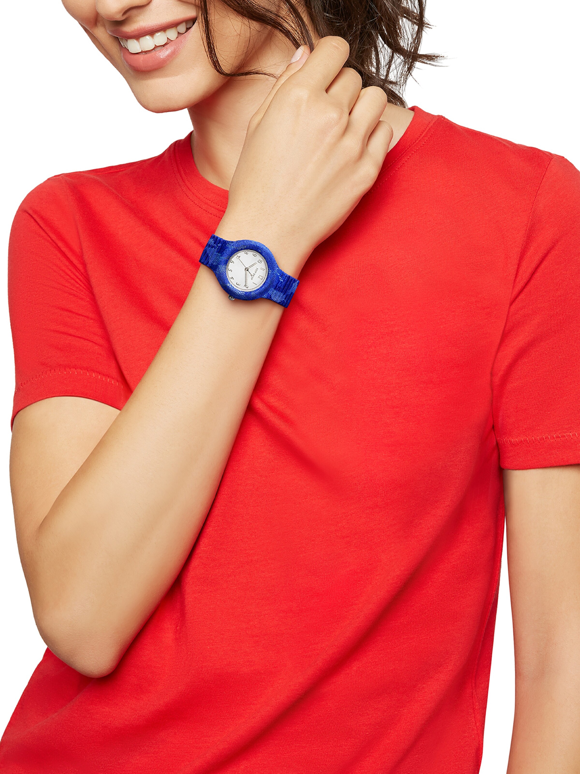 Orologio analogico 'Lace' di Hip Hop in blu