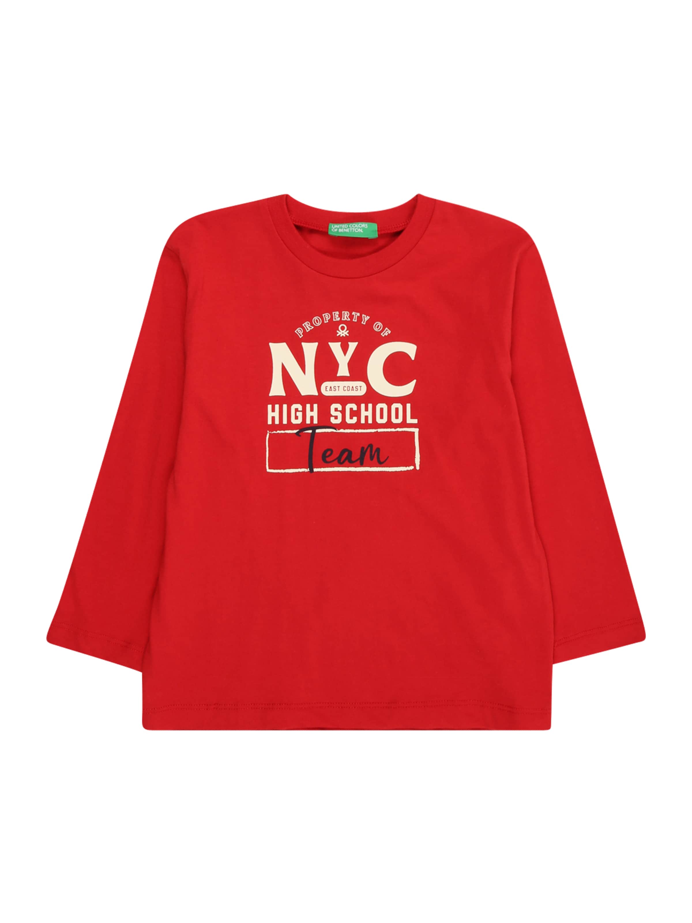 UNITED COLORS OF BENETTON Koszulka w kolorze czerwony: przód
