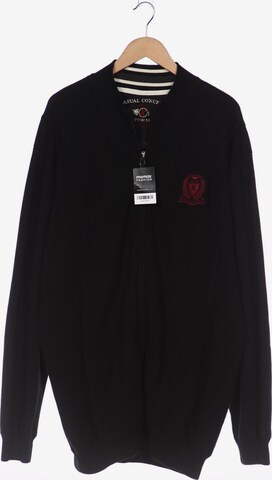 BRAX Sweater & Cardigan in 4XL in Black: front
