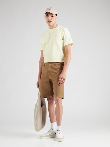Vintage Industries Normální Kalhoty 'Dayton' – hnědá