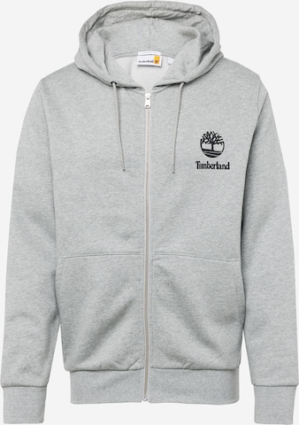 TIMBERLAND Zip Up Hoodie in Grey ABOUT YOU