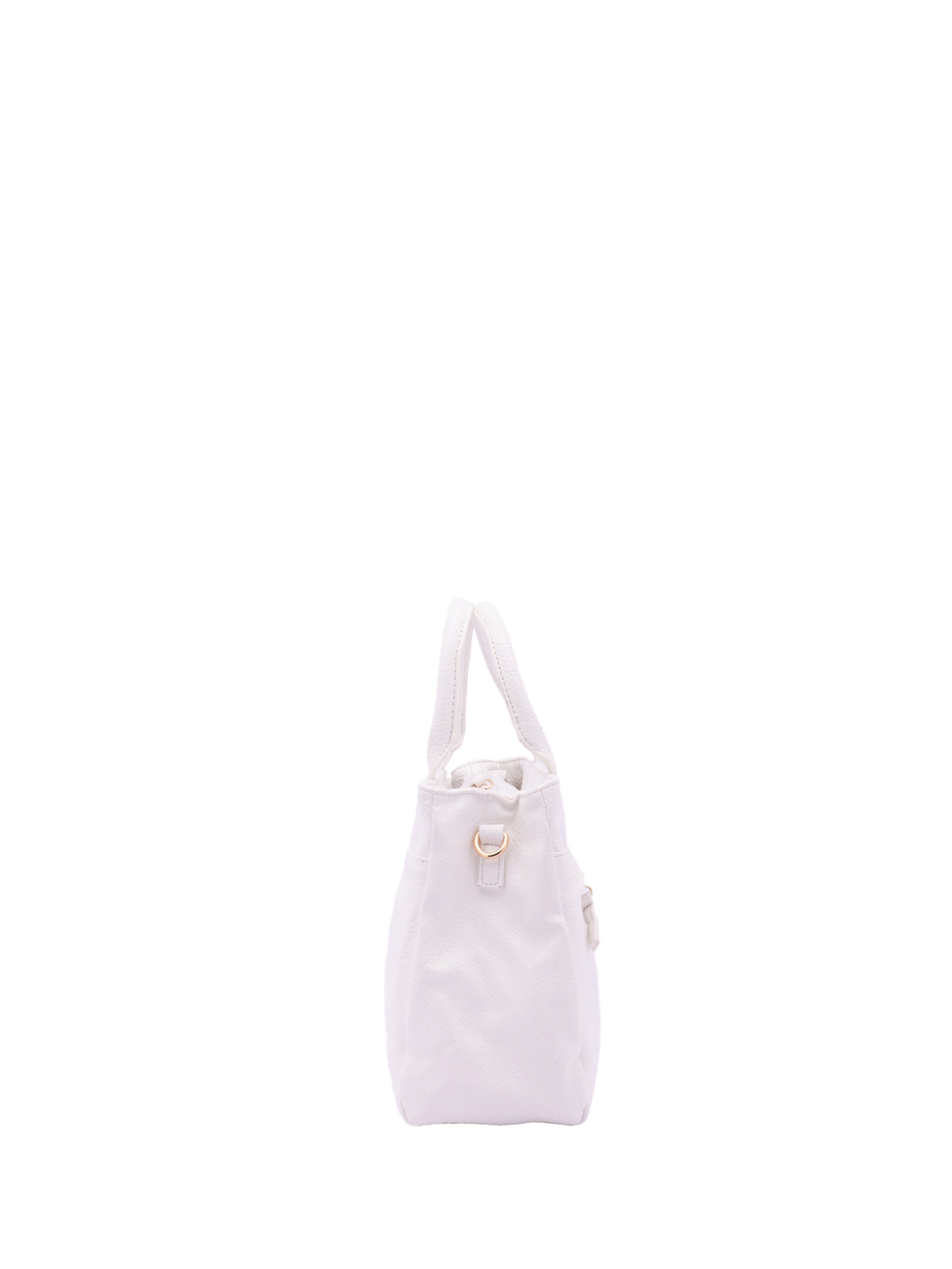 Borsa a mano 'Borsa a Mano Donna B Cavalli Ecopelle Zip - 30x22x10 cm' di B. Cavalli in bianco
