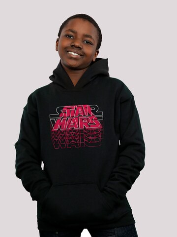 F4NT4STIC Hoodie 'Star Wars Blended Logo' in Schwarz: predná strana