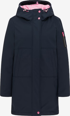 MYMO Winter Coat in Blue: front