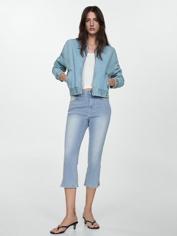 MANGO Slimfit Jeansy 'Priscila' w kolorze niebieski