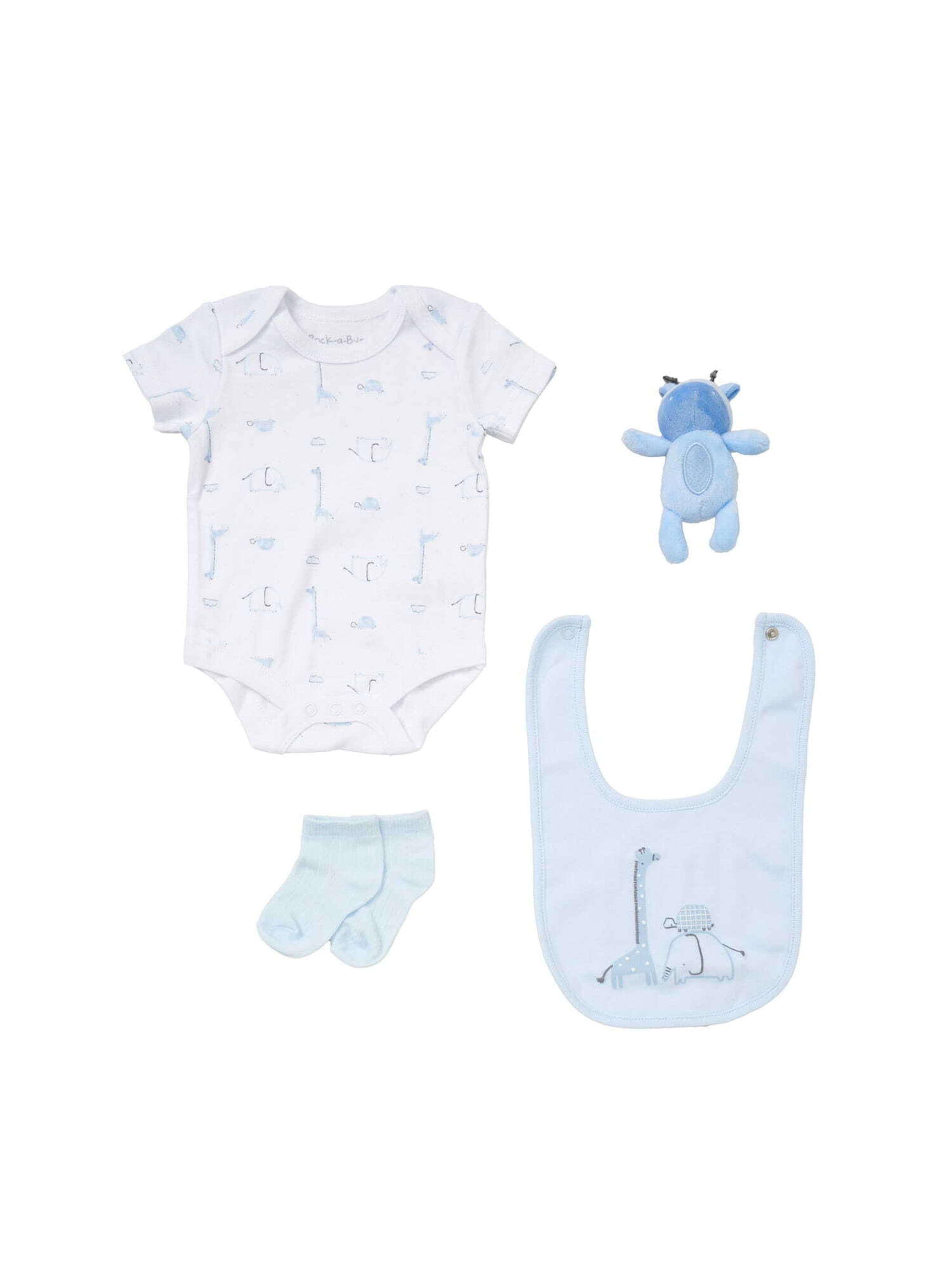 Rock a Bye Baby Boutique Set 'Wildtiere' in Wit: voorkant