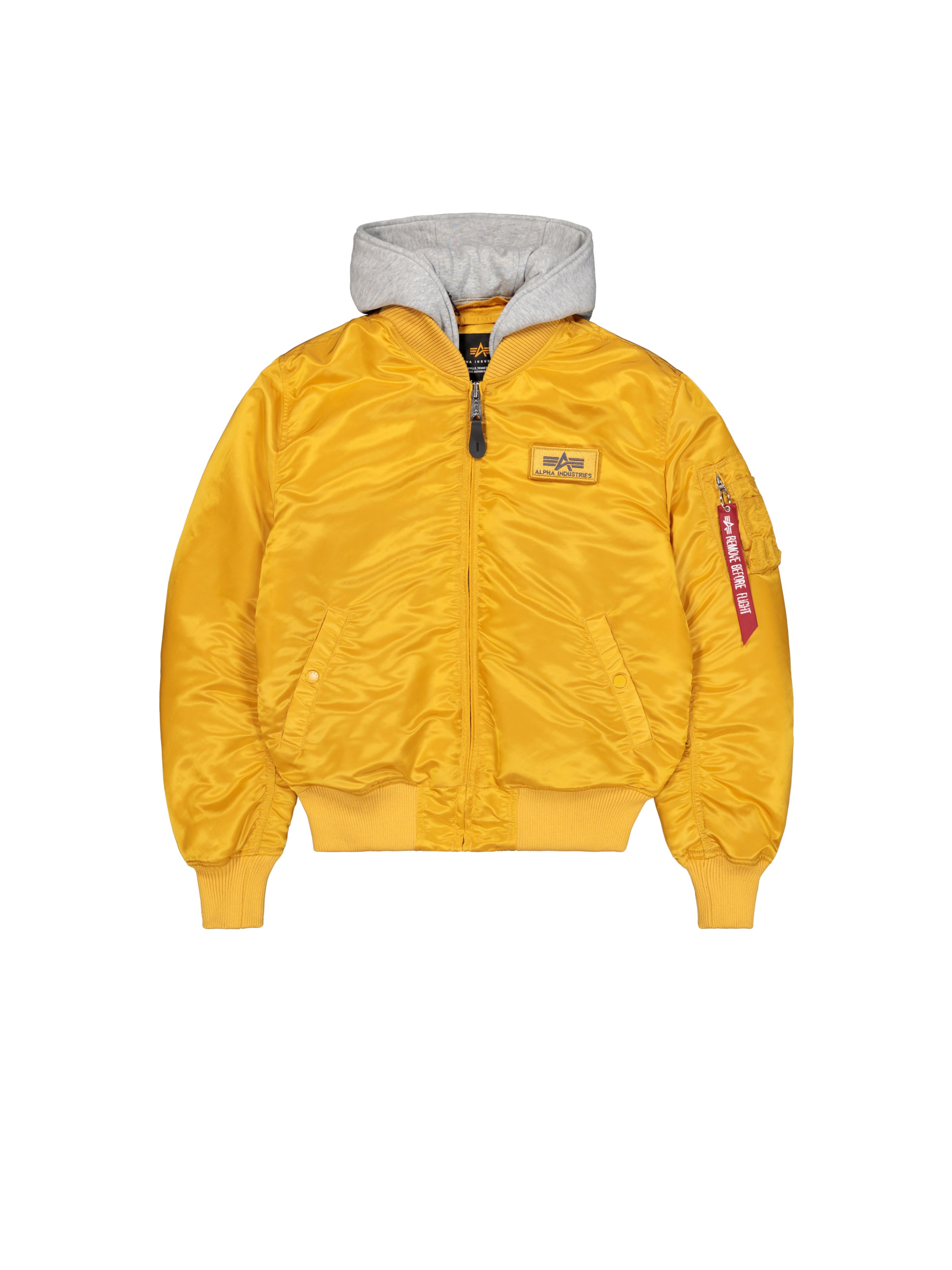 ALPHA INDUSTRIES Between-season jacket 'Ma-1 Zh' in Yellow: front