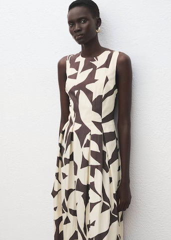 MANGO Kleid 'Mint' in Beige: Vorderseite