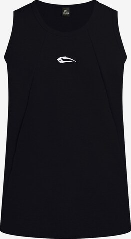 T-Shirt fonctionnel 'Wide' Smilodox en noir : devant