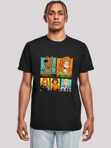 F4NT4STIC Shirt 'Group Frames' in Black: front