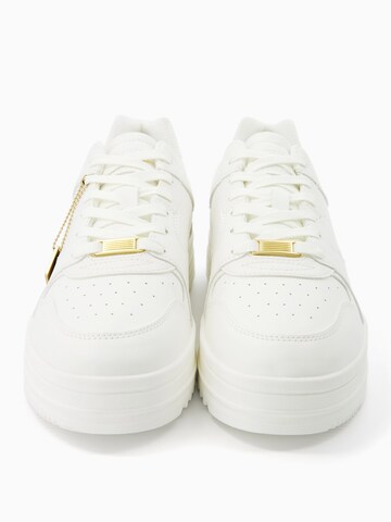 Bershka Sneaker low i hvid