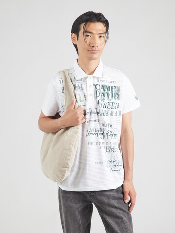 CAMP DAVID - Camiseta en blanco: frente