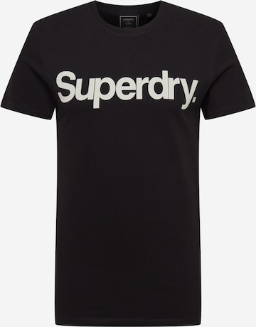 Superdry Tričko – černá: přední strana