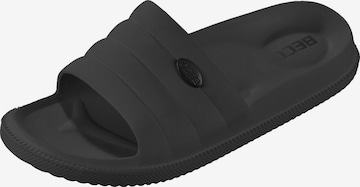 BECO the world of aquasports Badesandalen 'PASTELL' in Schwarz: Vorderseite