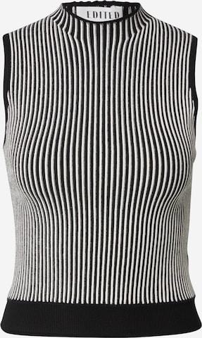 EDITED - Top 'Quirine' em preto: frente