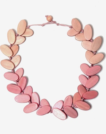 COLLEZIONE ALESSANDRO Necklace 'Anke' in Pink: front