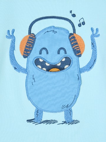 T-Shirt Fred's World by GREEN COTTON en bleu