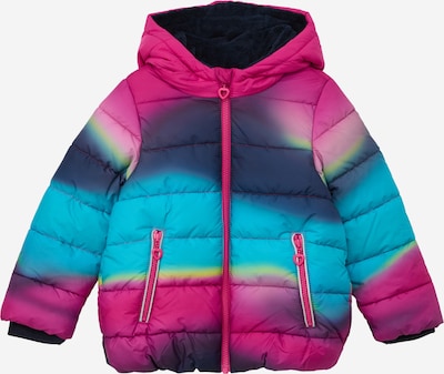 s.Oliver Veste d’hiver en turquoise / vert clair / magenta / noir, Vue avec produit