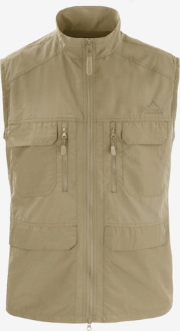 Gilet de sport normani en vert : devant