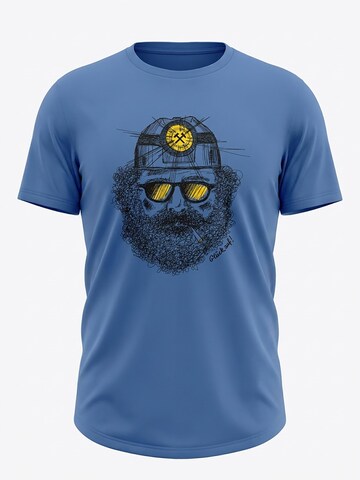karlskopf Shirt 'BERGMANN' in Blue: front