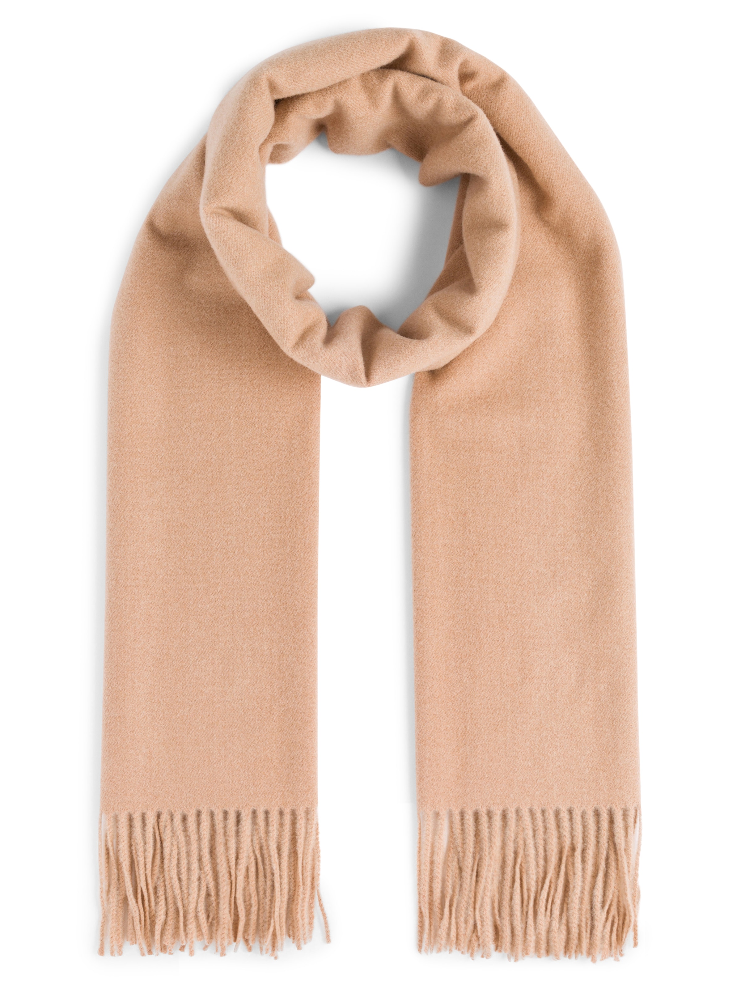Marie Lund Schal in Beige: Vorderseite