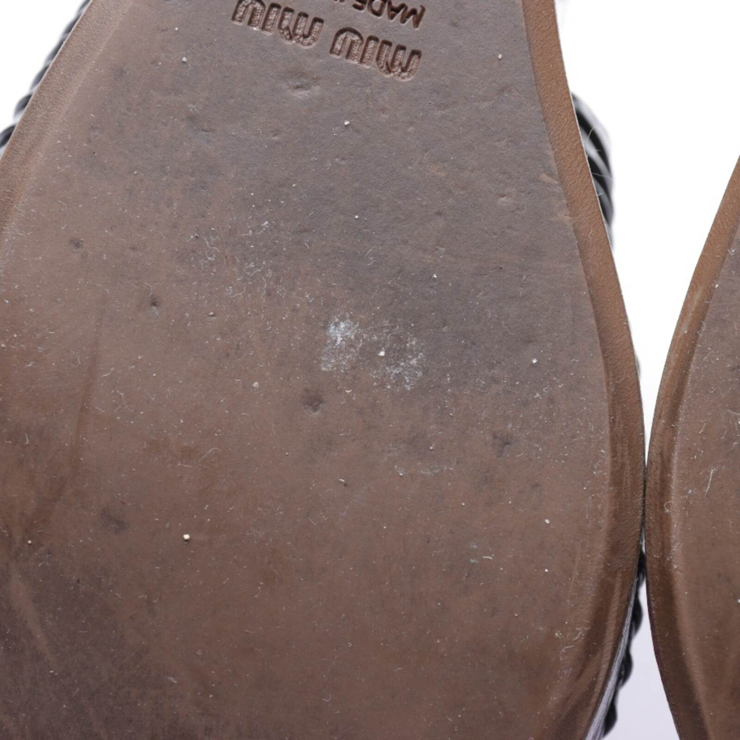 Miu Miu Sandaletten 39,5 in Schwarz