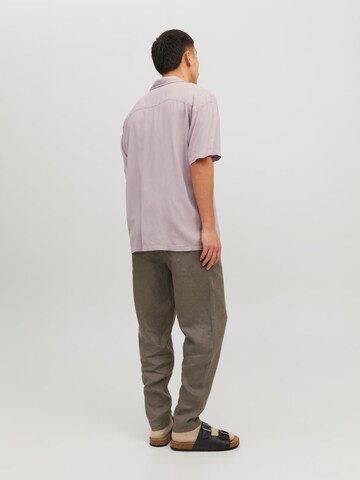 JACK & JONES Comfort Fit Hemd 'Jeff' in Lila