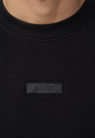 INDICODE JEANS Sweatshirt ' Baxter ' in Schwarz