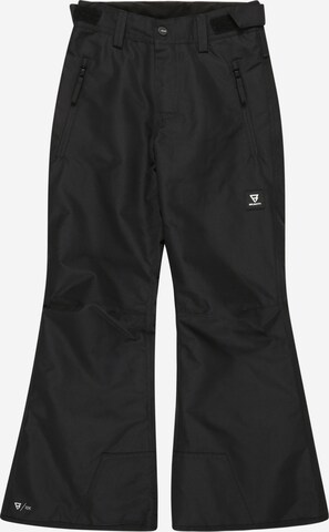 Loosefit Pantalon de sport 'Footraily-N' Brunotti Kids en noir : devant