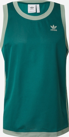 Maglietta 'Adicolor' di ADIDAS ORIGINALS in verde: frontale