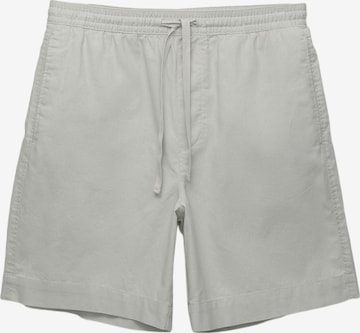 Pull&Bear Широка кройка Панталон в зелено: отпред