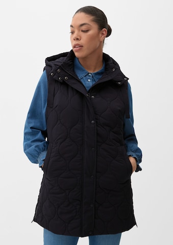 TRIANGLE Bodywarmer in Blauw: voorkant