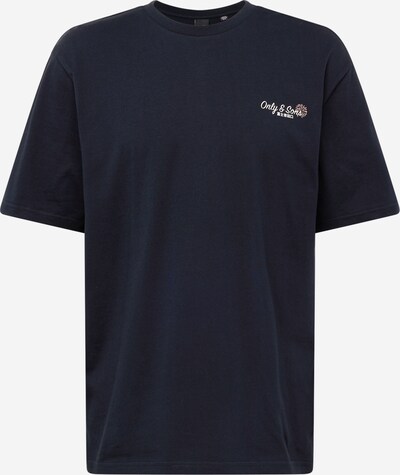Only & Sons T-shirt 'KOLT' i ljusblå / persika / svart / vit, Produktvy