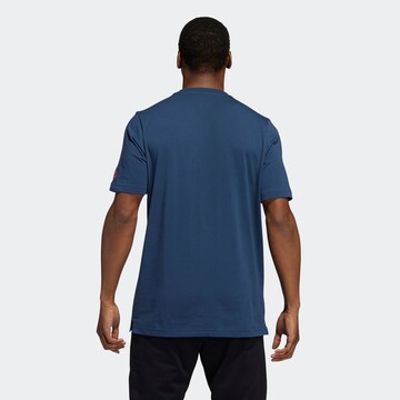 ADIDAS PERFORMANCETehnička sportska majica 'Dame' - plava boja