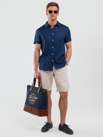 Slim fit Camicia 'Liners' di BIG STAR in blu